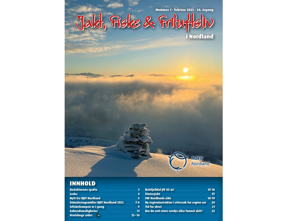 Jakt, Fiske & Friluftsliv Nr.1 2023. - NJFF Nordland